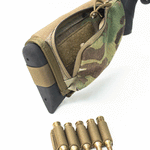 Twin Needle Stock Pouch with bandolier and cheek rest